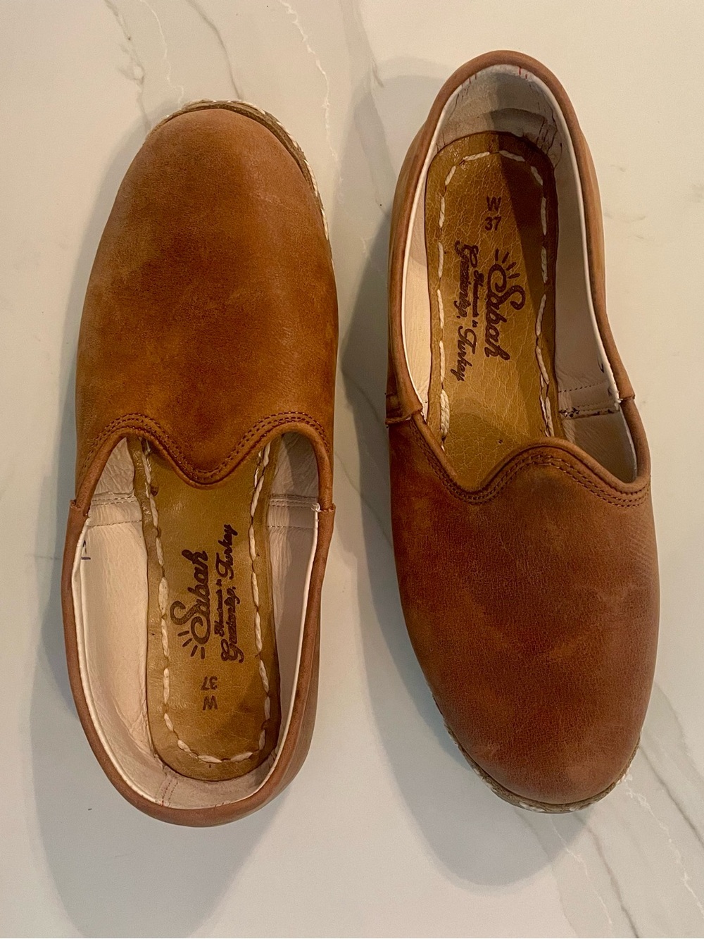 Sabah Fort Worth Brown Leather Slip-On Shoe in size 37 EU (or 6-6.5 US) - Picture 6 of 11